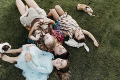 Portraits that capture just hanging out in the backyard with your little loves. 