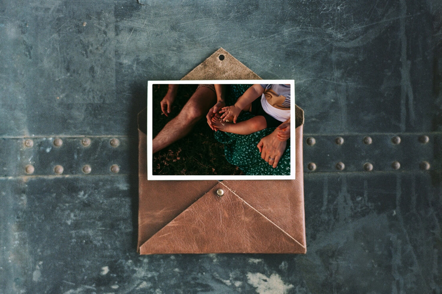 Leather envelope Leather envelope